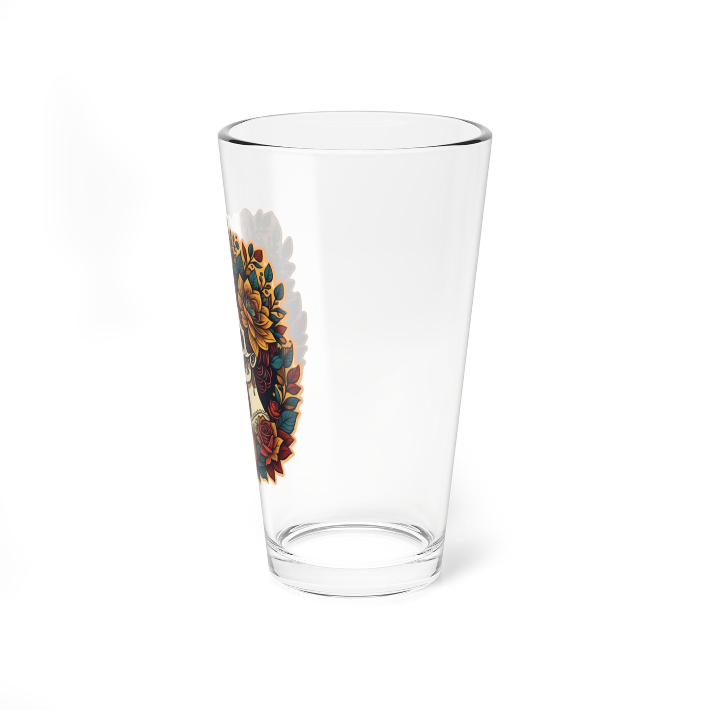 Sugar skull Mixing Glass, 16oz