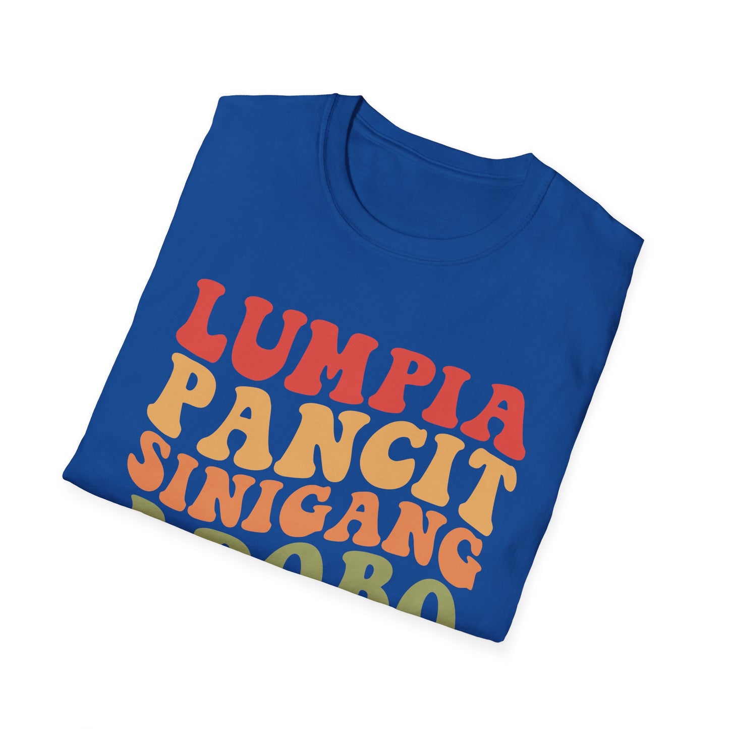 Filipino Food List T-Shirt | Filipino Pride, Lumpia Adobo Halo-Halo, Filipino Cuisine Tee