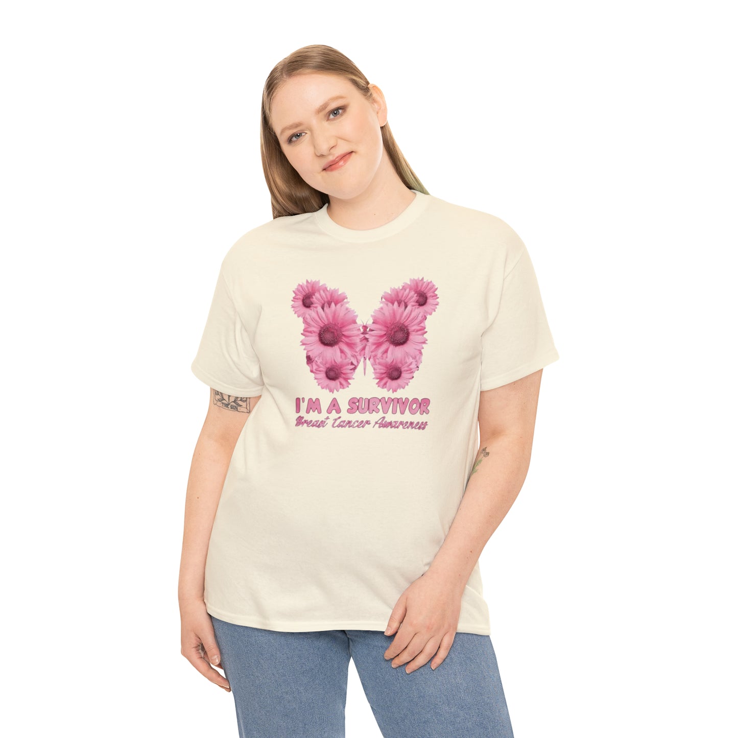 Cancer awareness Unisex Heavy Cotton Tee