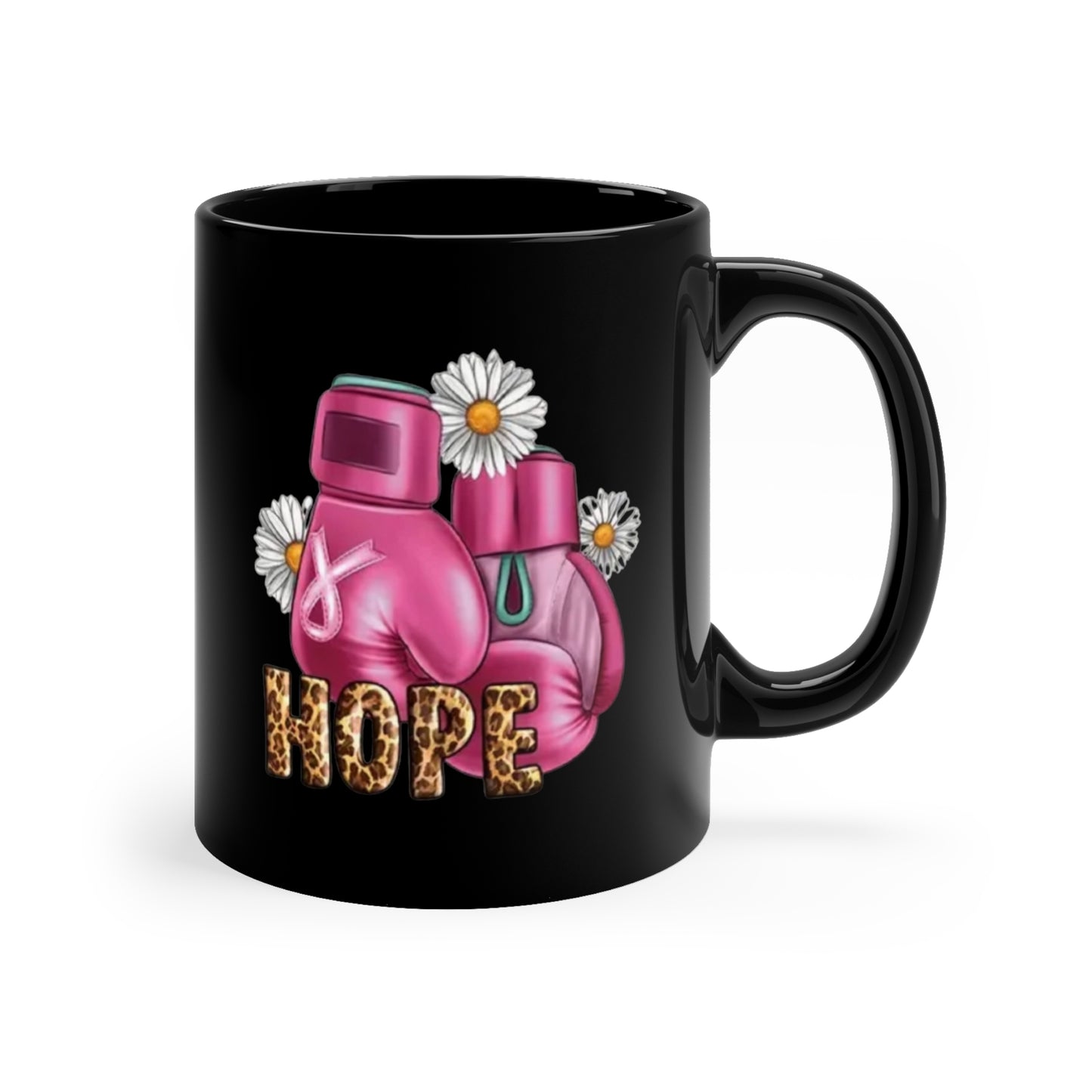 HOPE 11oz Black Mug contact seller for right handed mug