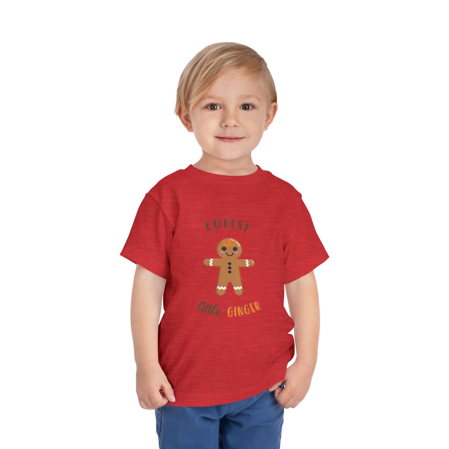 Cutest Little Ginger Shirt, Custom Christmas Family Outfits,  Holiday Matching Shirts, Gingerbread Man Tee, Xmas Gift, Baby Onesie