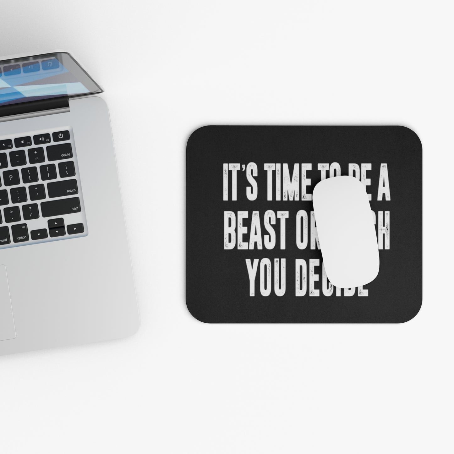 Time to be a Beast Mouse Pad (Rectangle)