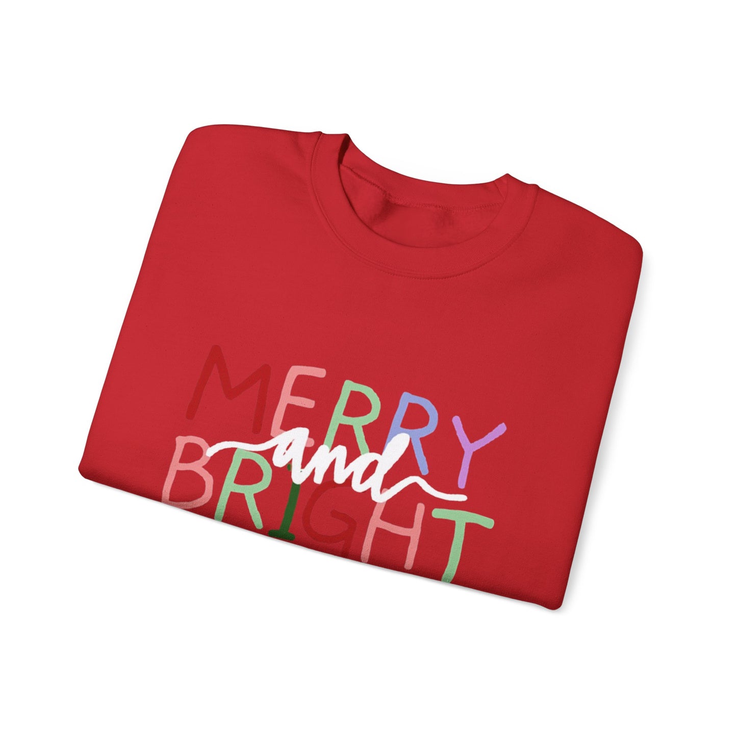 Merry and Bright Holiday Sweatshirt | Christmas Crewneck