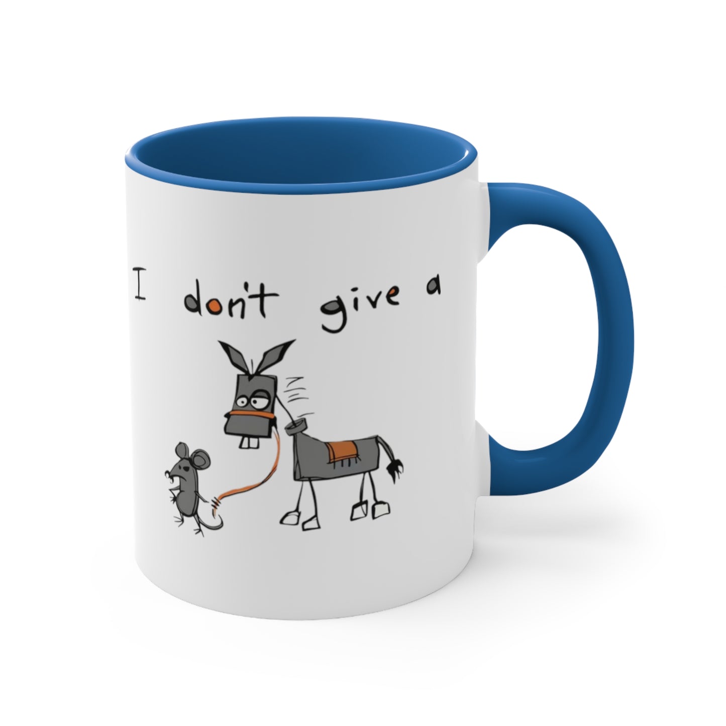 Funny rats ass Accent Coffee Mug, 11oz