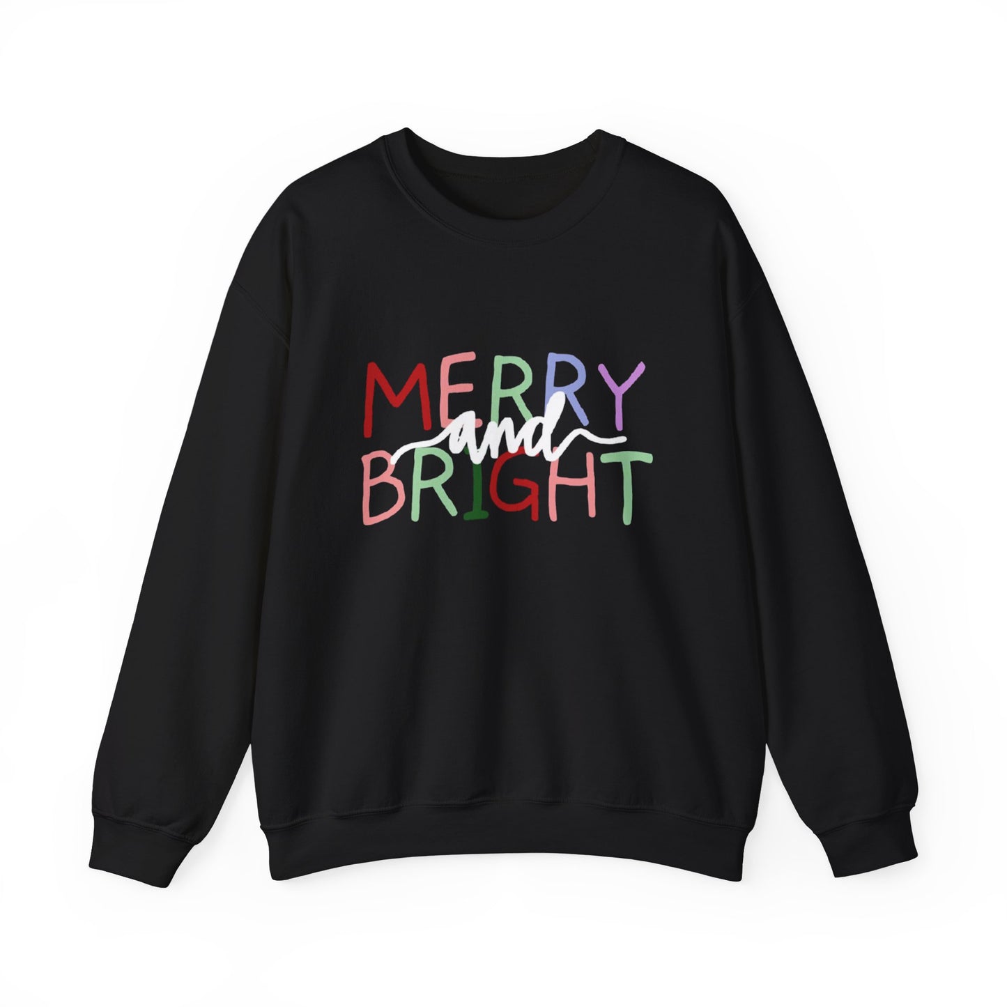 Merry and Bright Holiday Sweatshirt | Christmas Crewneck