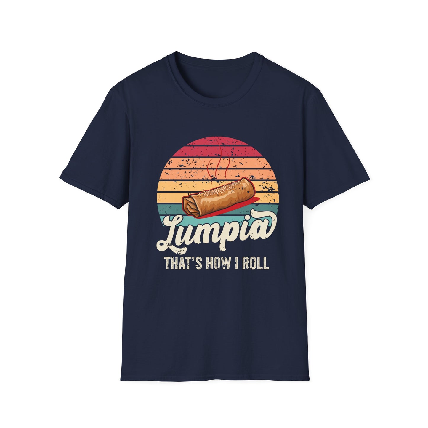 Filipino Lumpia T-Shirt, Pinoy Food Shirt, How I Roll Tee, Gift for Filipino Friend, Kababayan Apparel
