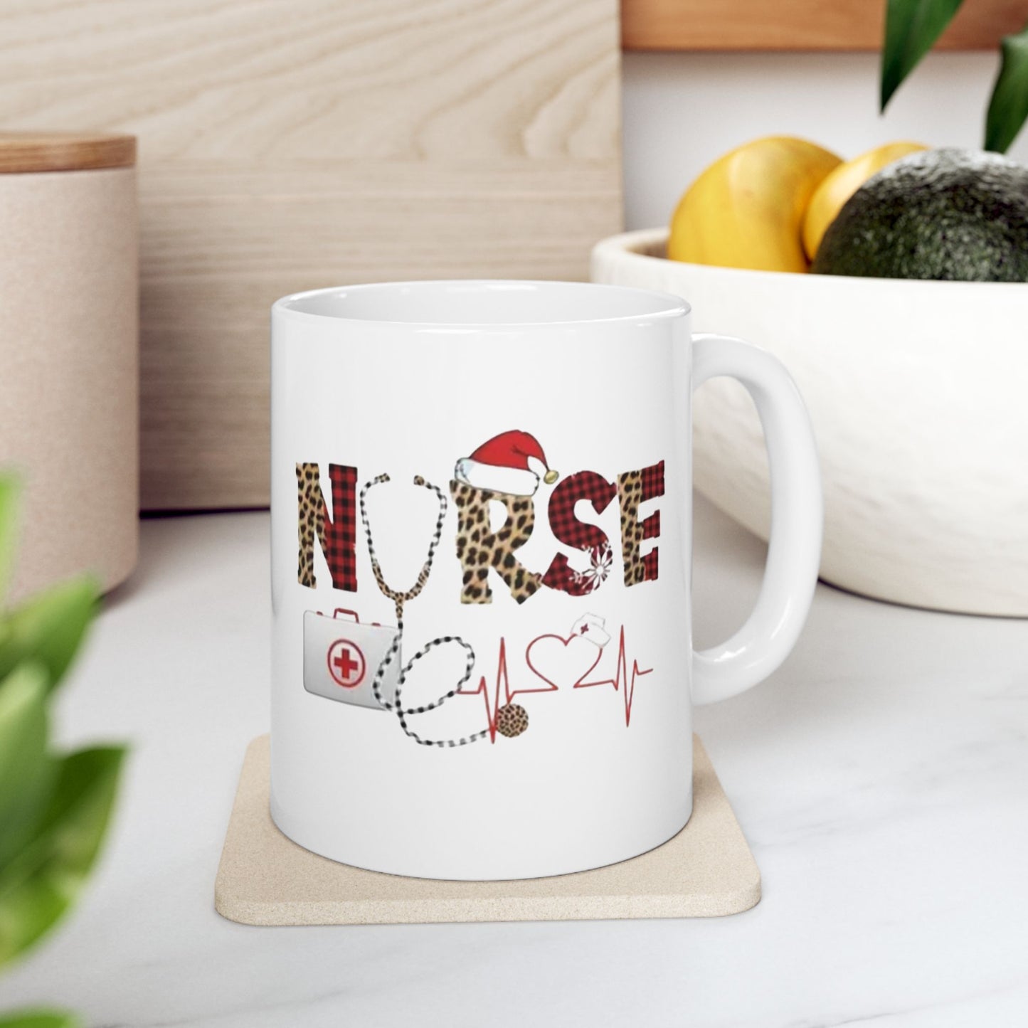Nurse Ceramic Mug 11oz contact seller for right handed mug