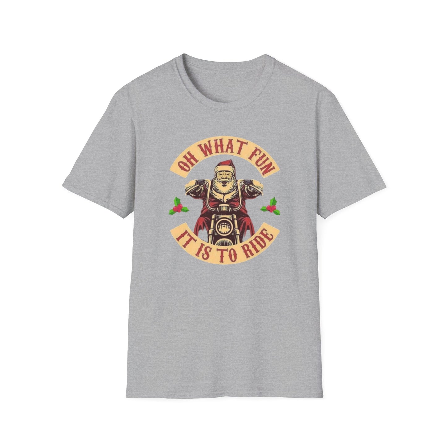 Motorcycle Santa Softstyle T-Shirt