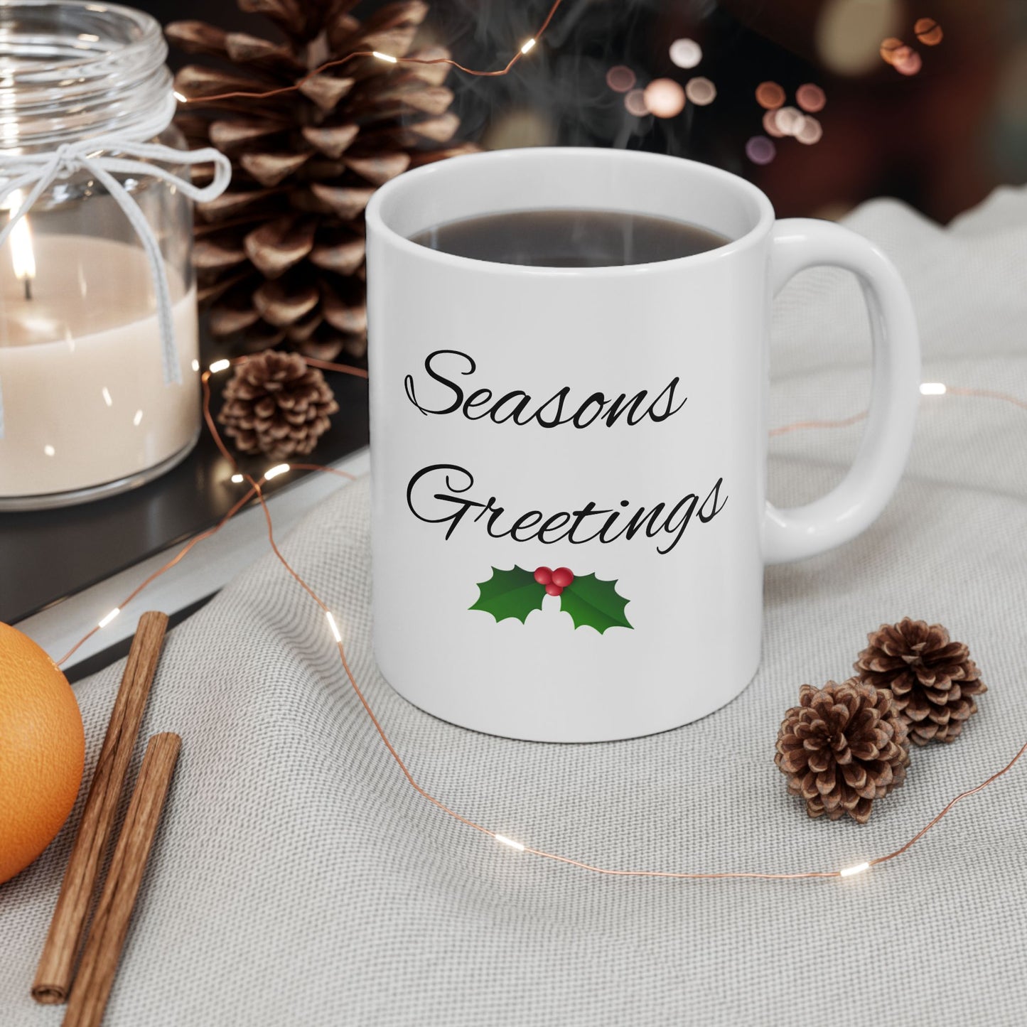 Jolly AF.  Ceramic Mug 11oz