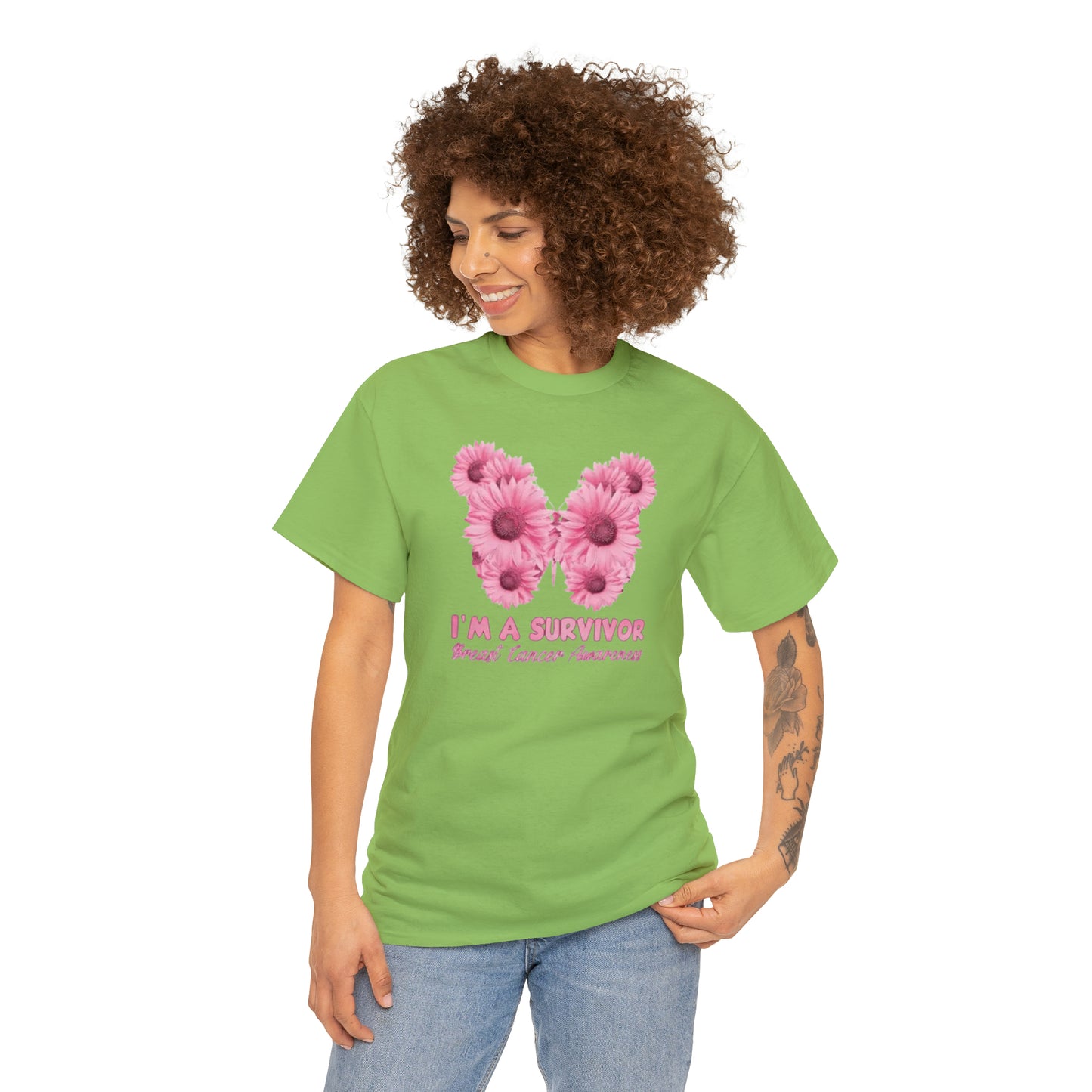 Cancer awareness Unisex Heavy Cotton Tee