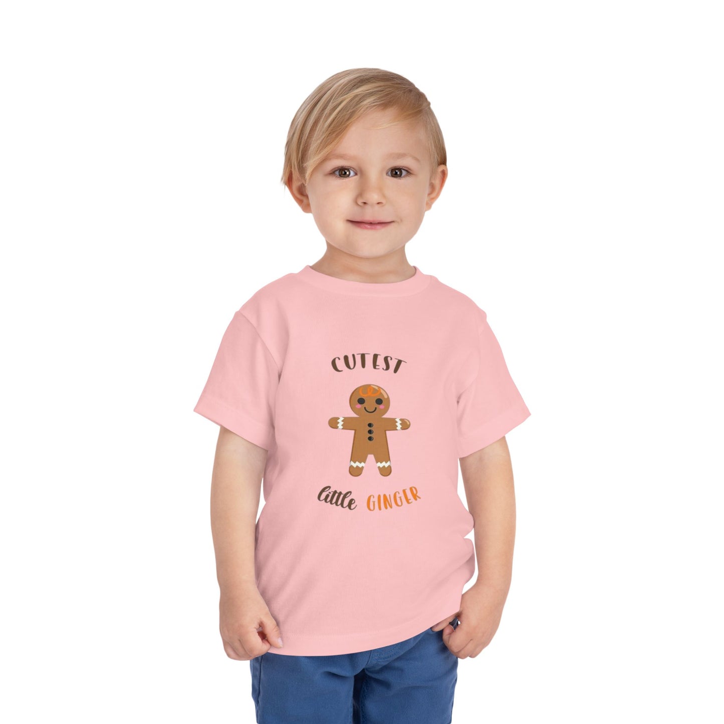 Cutest Little Ginger Shirt, Custom Christmas Family Outfits,  Holiday Matching Shirts, Gingerbread Man Tee, Xmas Gift, Baby Onesie
