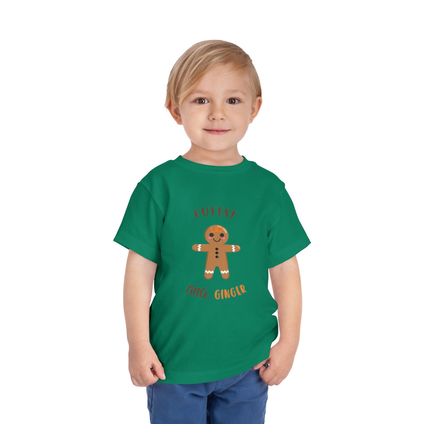 Cutest Little Ginger Shirt, Custom Christmas Family Outfits,  Holiday Matching Shirts, Gingerbread Man Tee, Xmas Gift, Baby Onesie