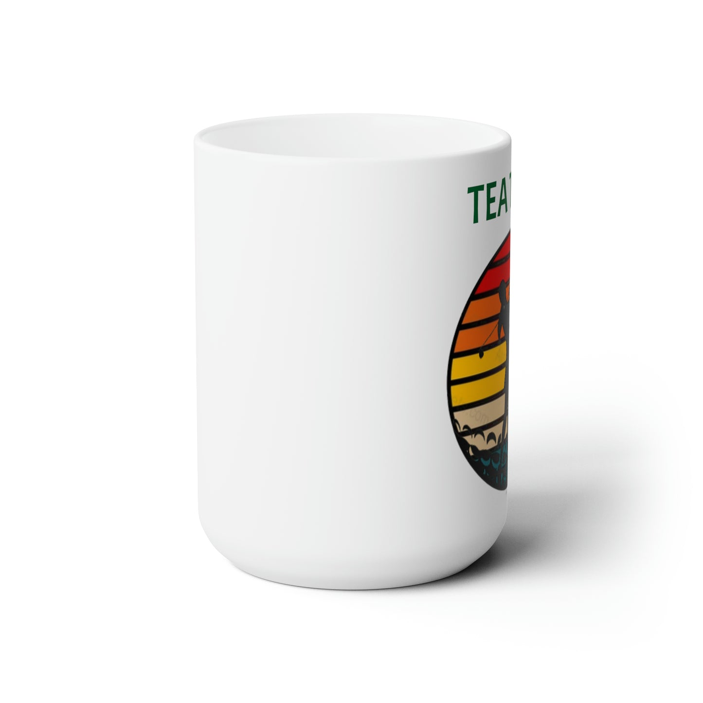 Tea time golf Ceramic Mug 15oz