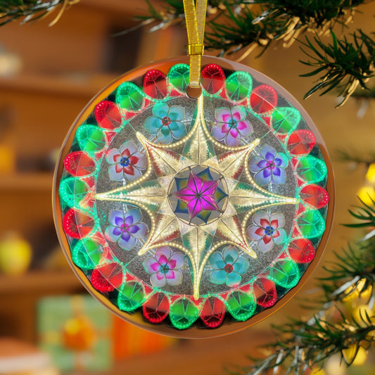 Filipino Parol Glass Ornament