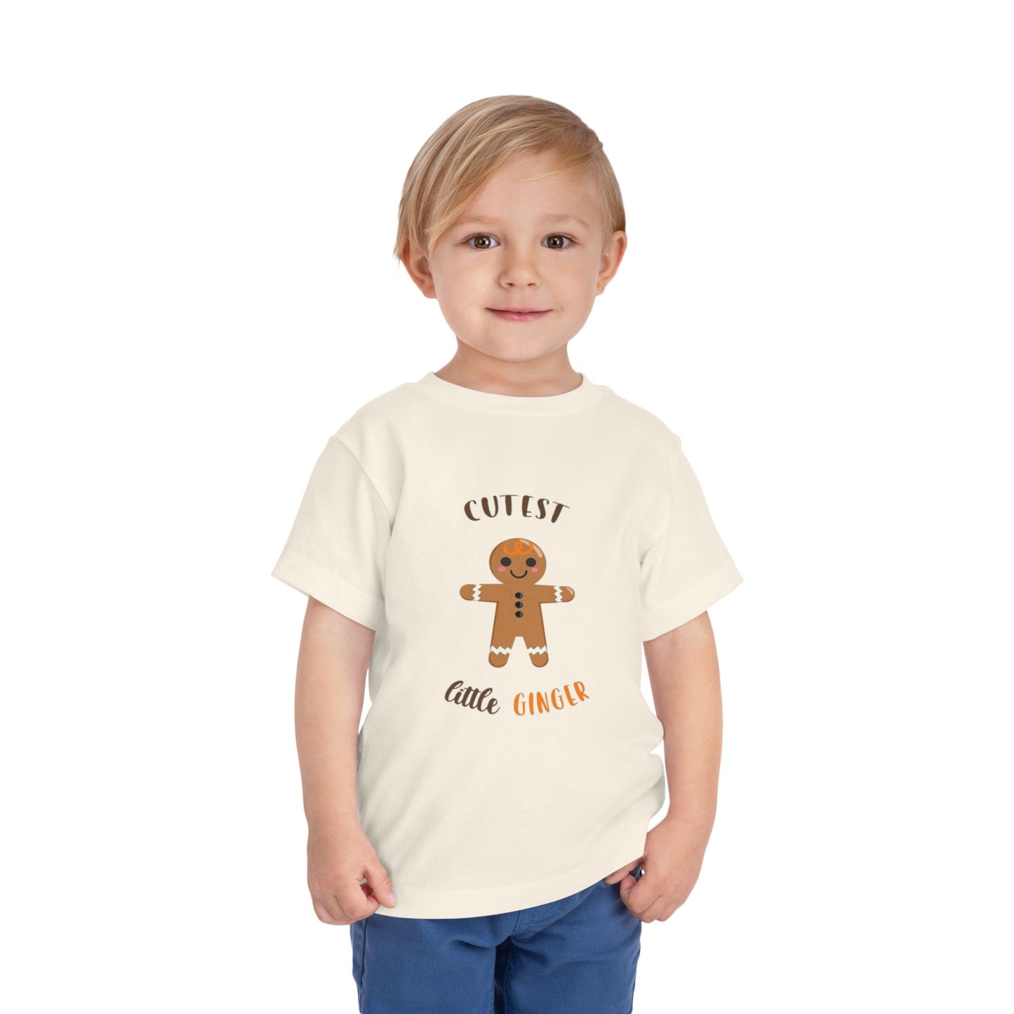 Cutest Little Ginger Shirt, Custom Christmas Family Outfits,  Holiday Matching Shirts, Gingerbread Man Tee, Xmas Gift, Baby Onesie
