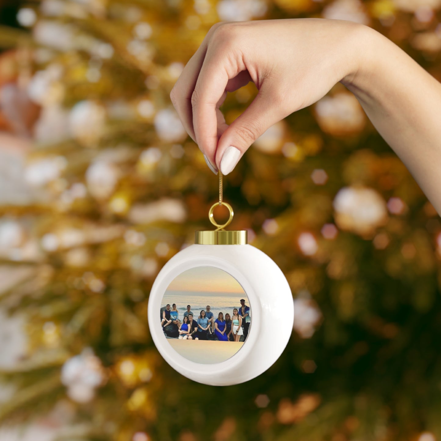Christmas Ball Ornament customized