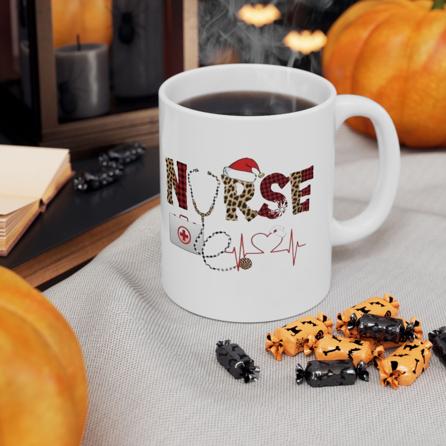 Nurse Ceramic Mug 11oz contact seller for right handed mug