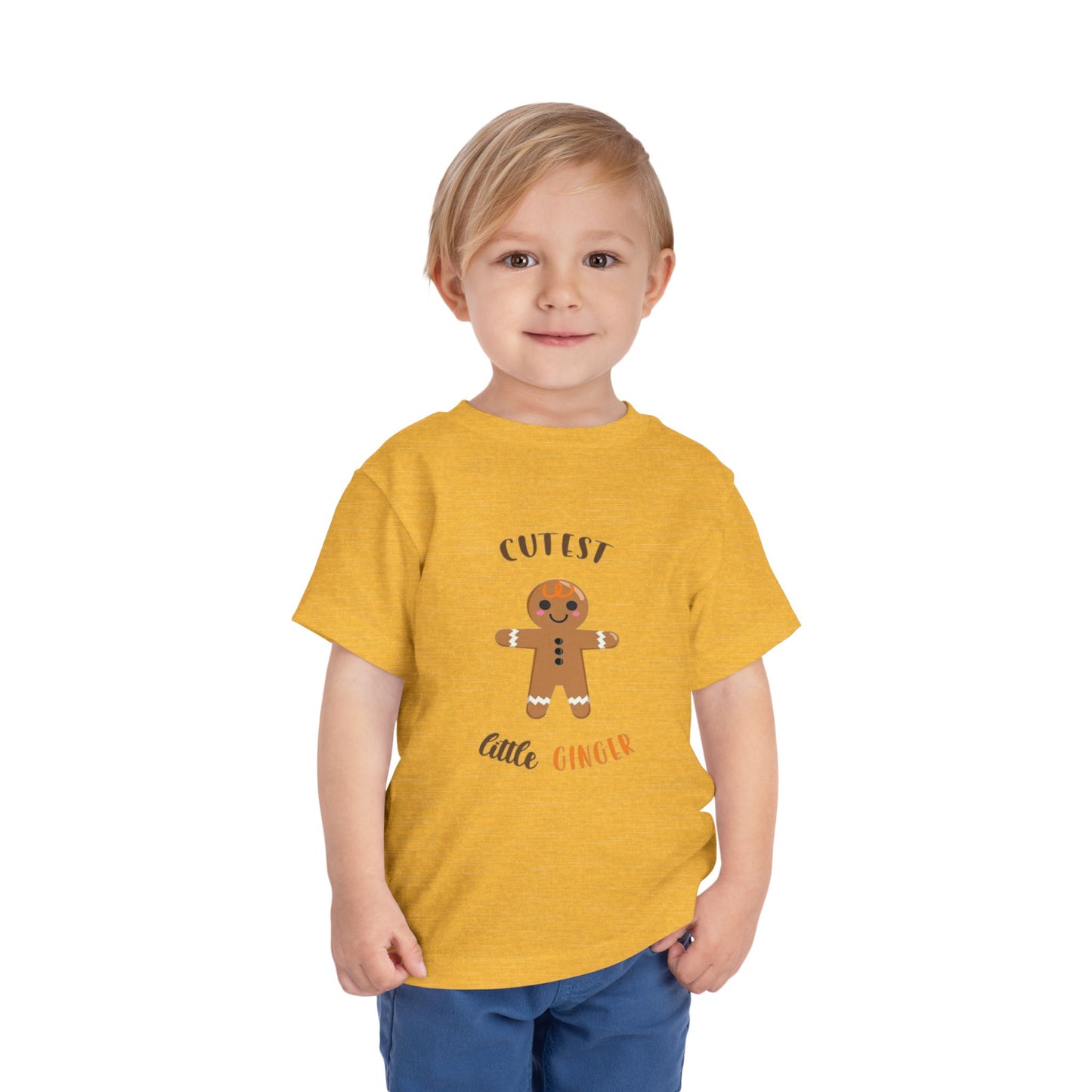 Cutest Little Ginger Shirt, Custom Christmas Family Outfits,  Holiday Matching Shirts, Gingerbread Man Tee, Xmas Gift, Baby Onesie