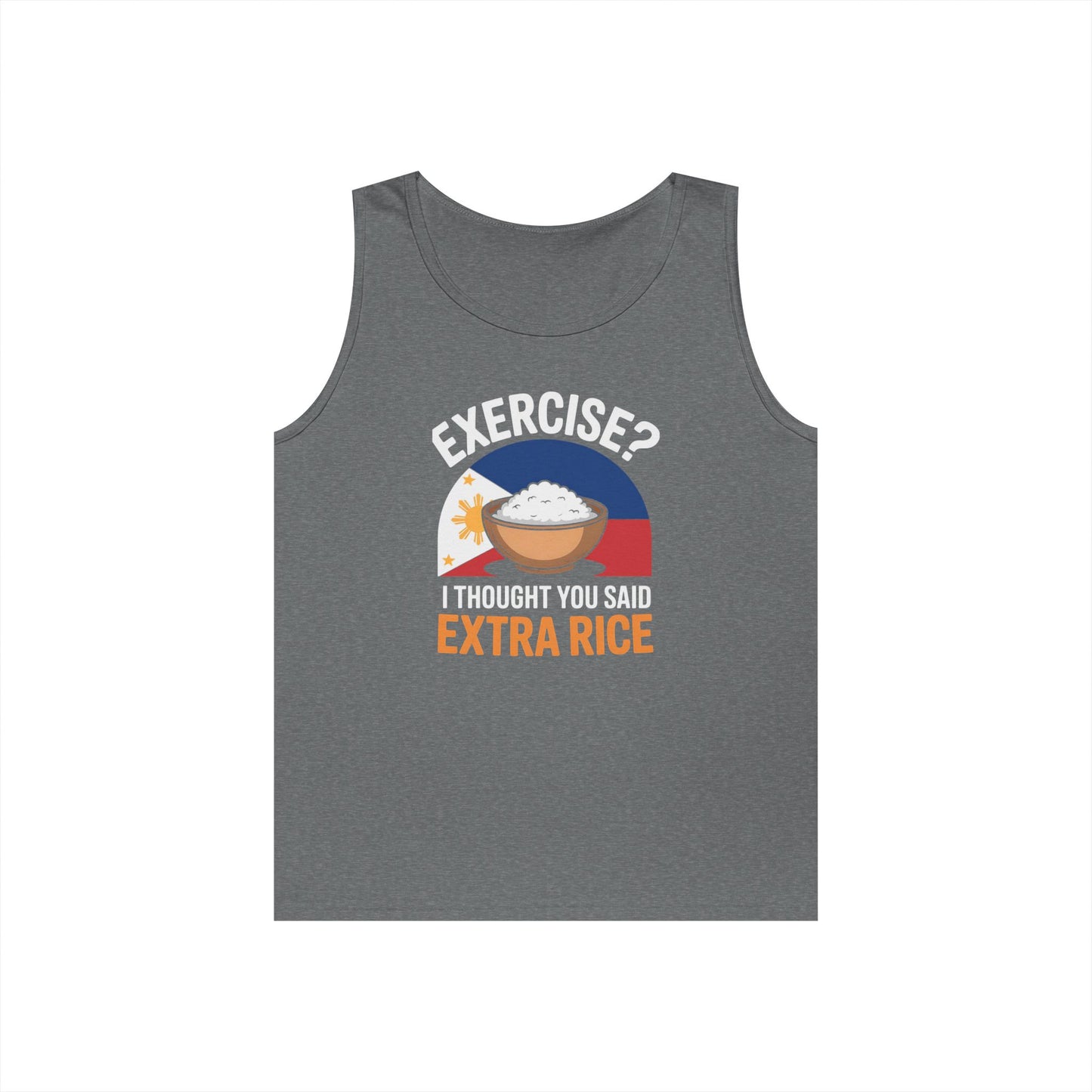 Rice Lover Tee, Filipino Spirit Shirt, Funny tank top, Unisex Rice T-Shirt, Humorous Foodie Top