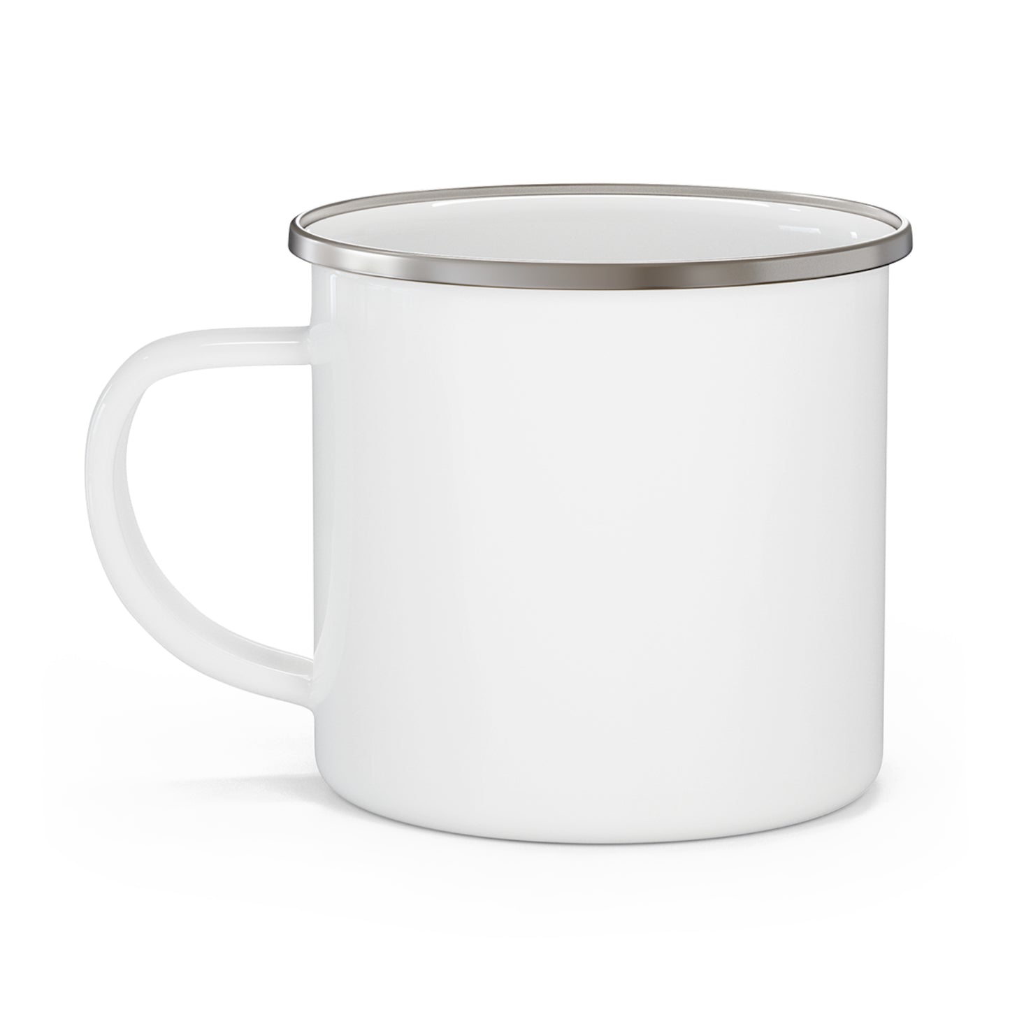 Life is better camping (Left handed )Enamel Camping Mug