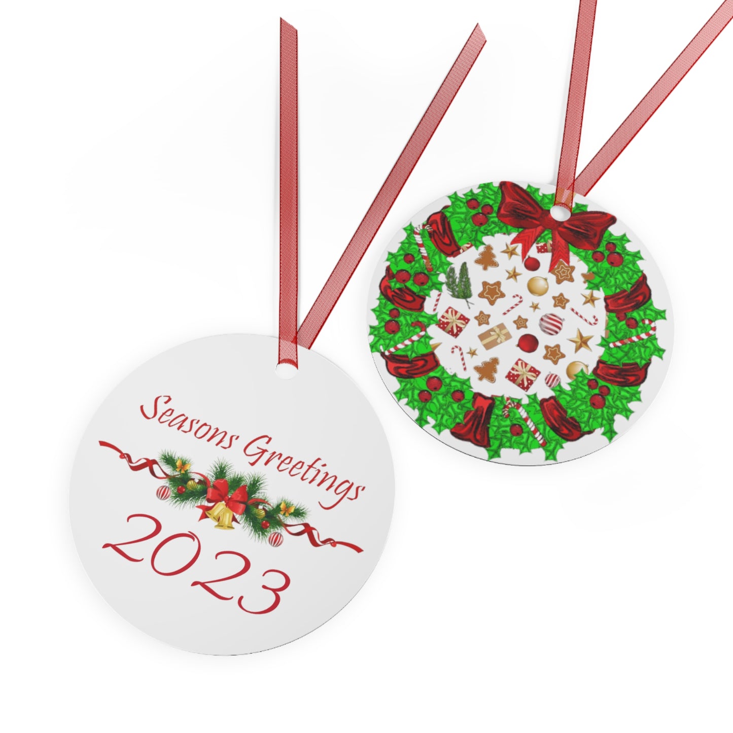 Christmas Metal Ornaments