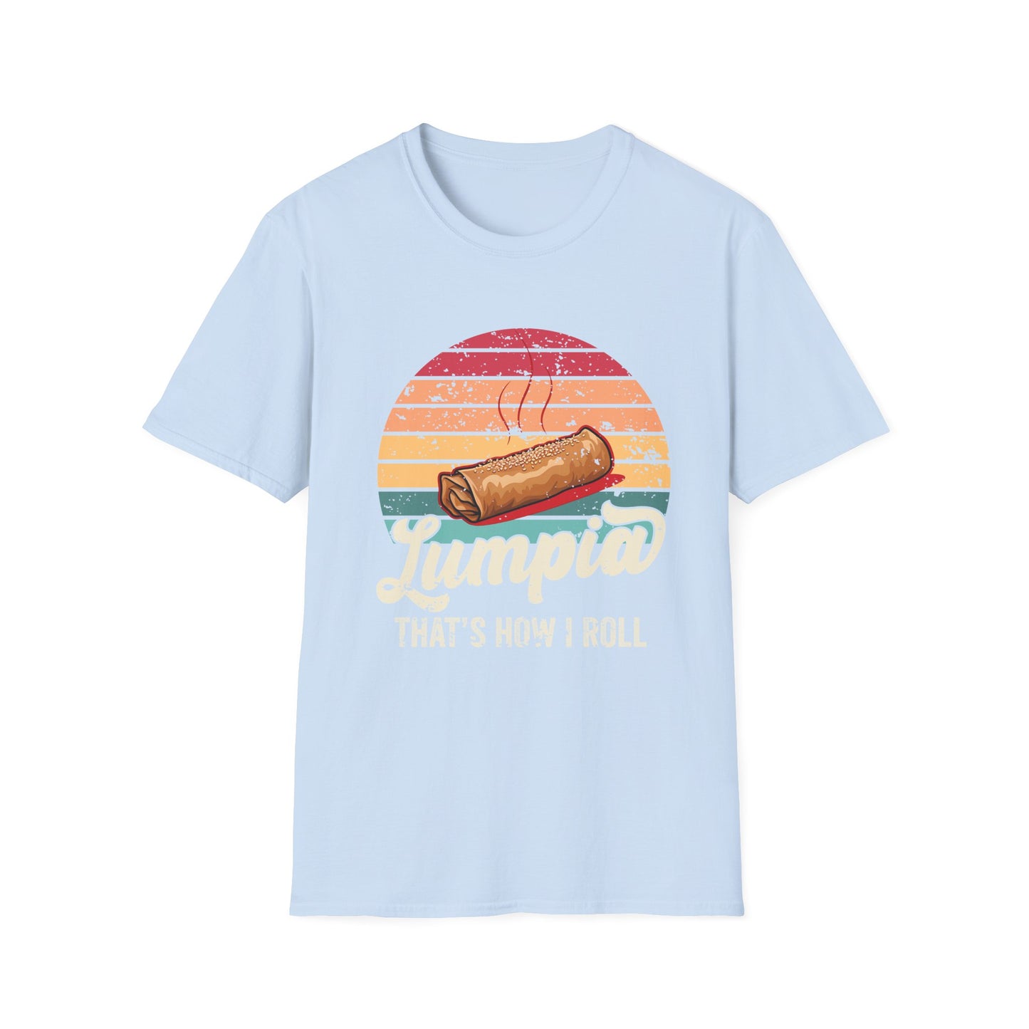 Filipino Lumpia T-Shirt, Pinoy Food Shirt, How I Roll Tee, Gift for Filipino Friend, Kababayan Apparel