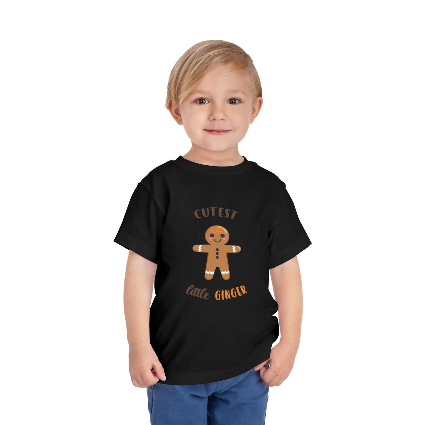 Cutest Little Ginger Shirt, Custom Christmas Family Outfits,  Holiday Matching Shirts, Gingerbread Man Tee, Xmas Gift, Baby Onesie