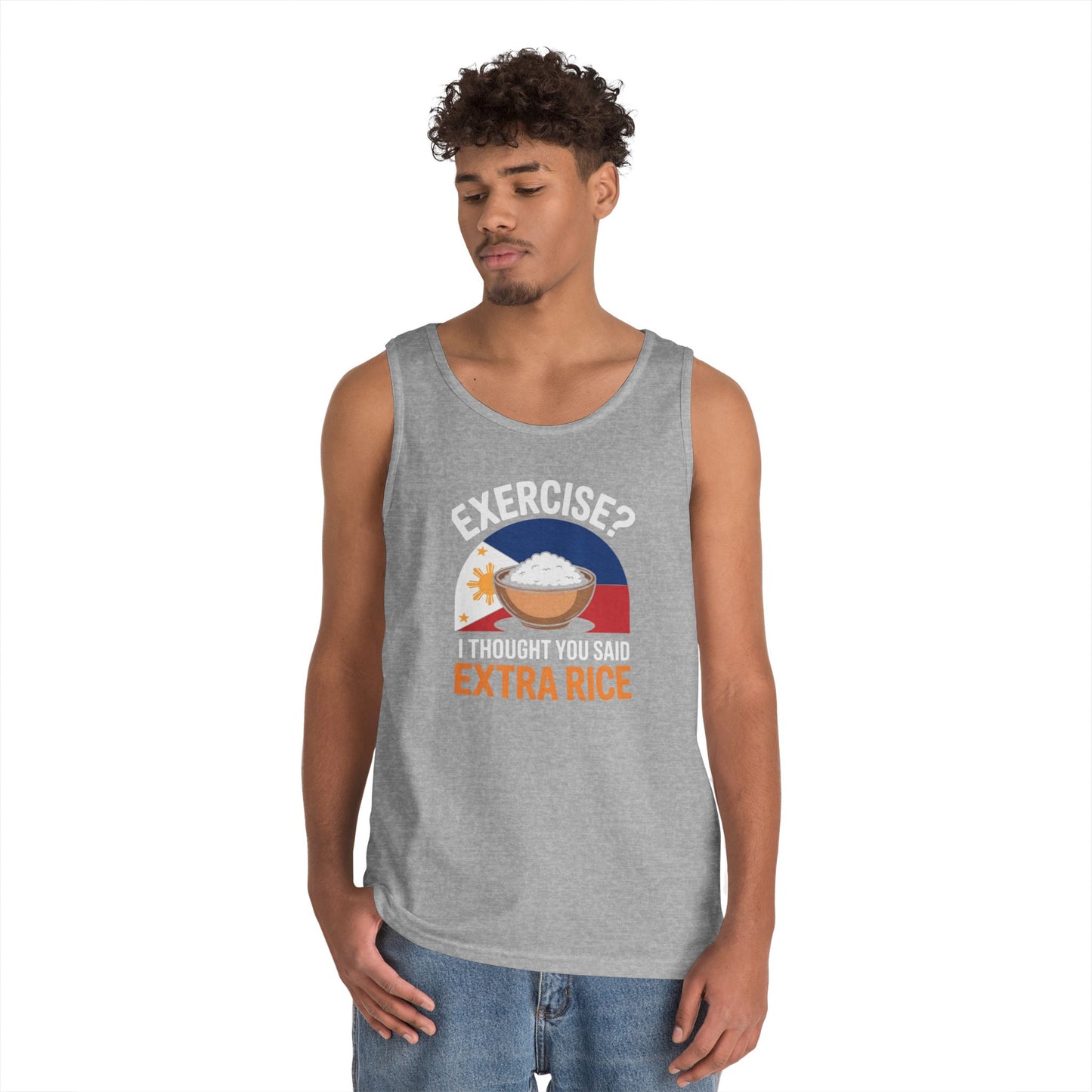 Rice Lover Tee, Filipino Spirit Shirt, Funny tank top, Unisex Rice T-Shirt, Humorous Foodie Top