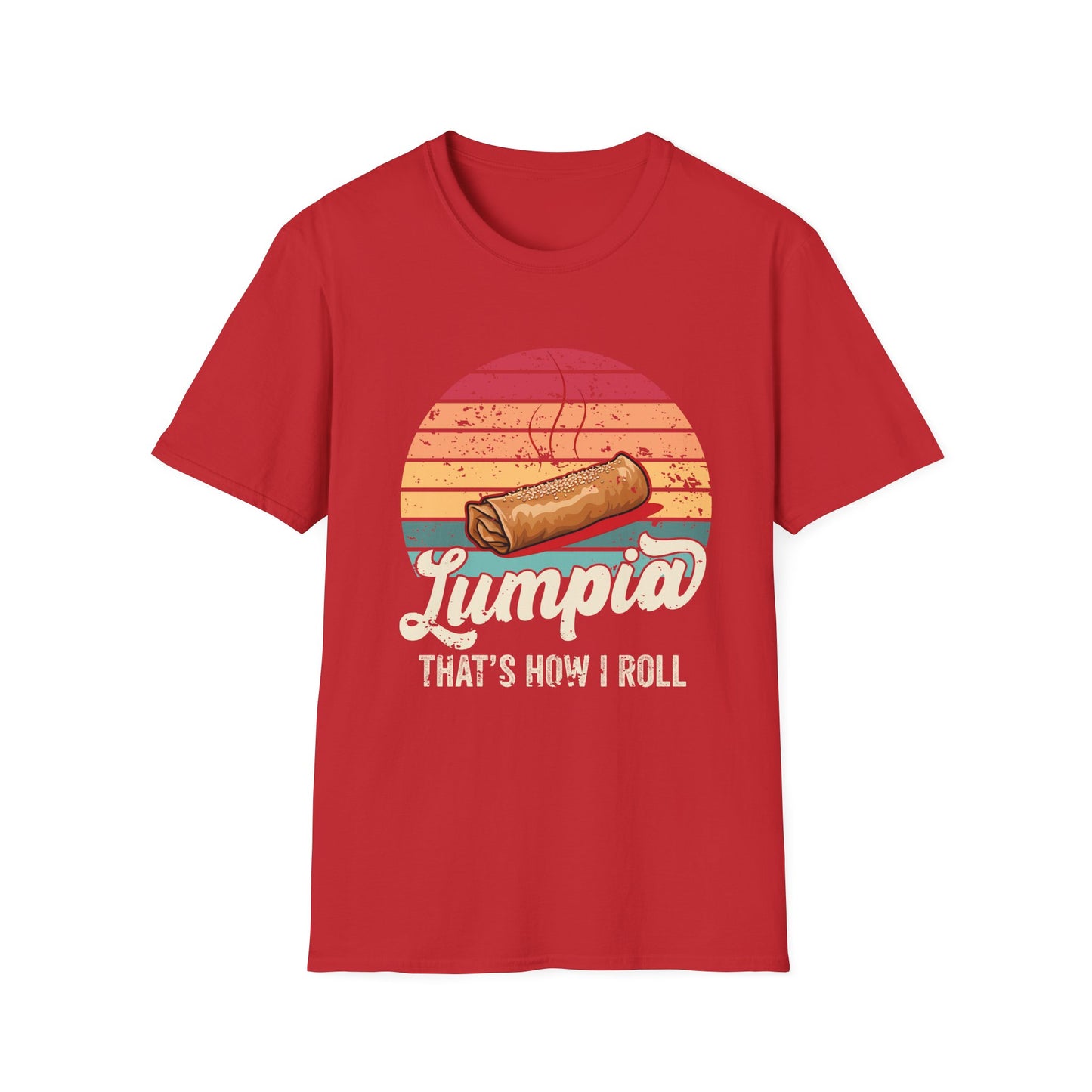 Filipino Lumpia T-Shirt, Pinoy Food Shirt, How I Roll Tee, Gift for Filipino Friend, Kababayan Apparel