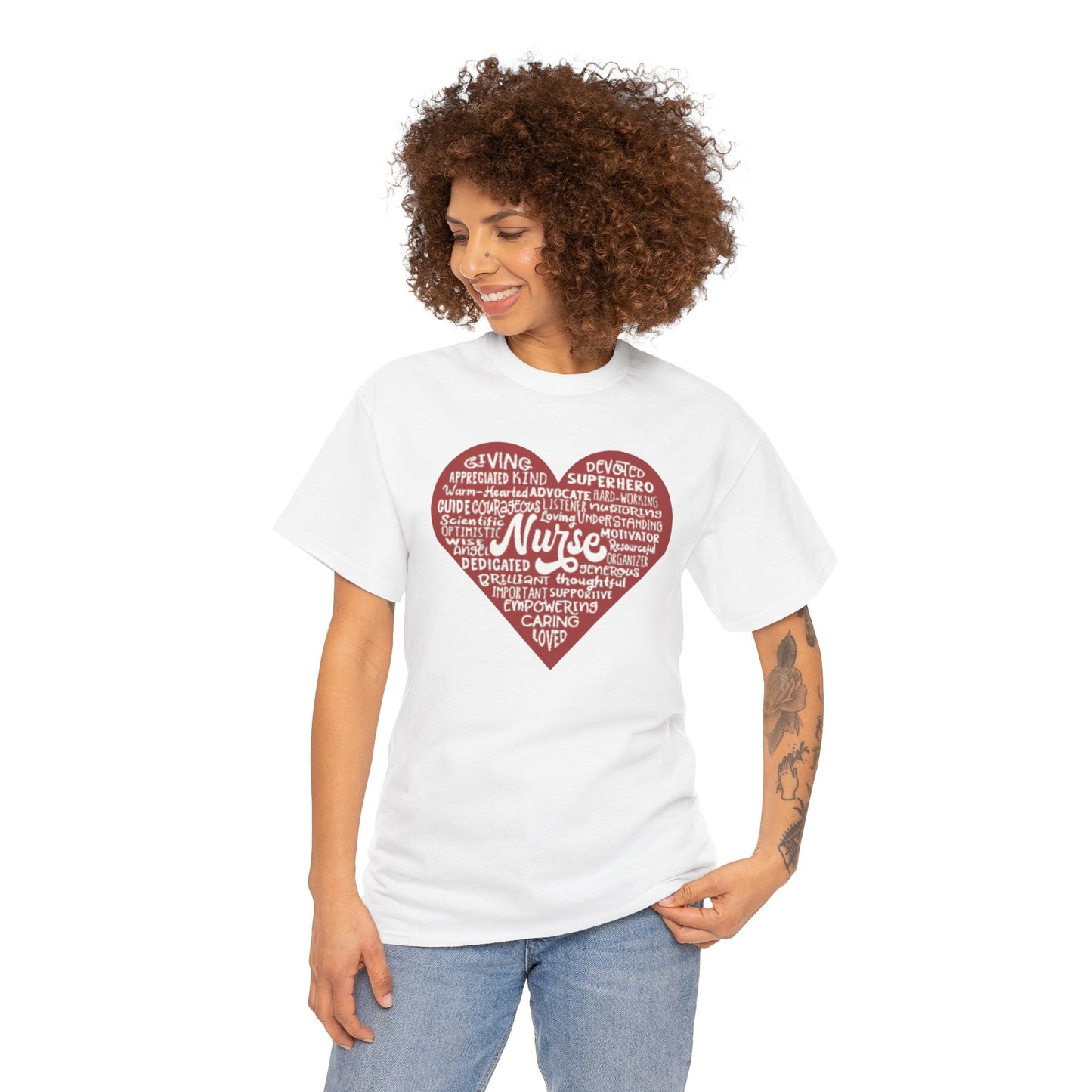 NURSE Heart Cotton Tee