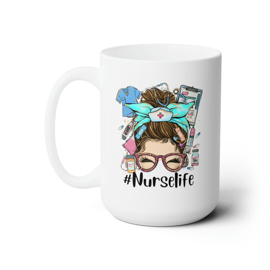 Nurse Ceramic Mug 15oz contact seller for left handed mug