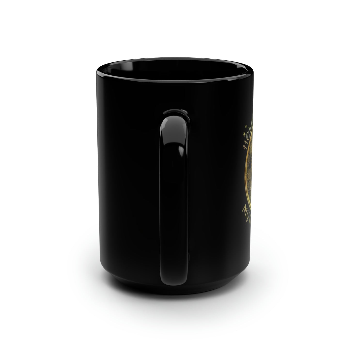 Fire fly (hello darkness)Black Mug, 15oz