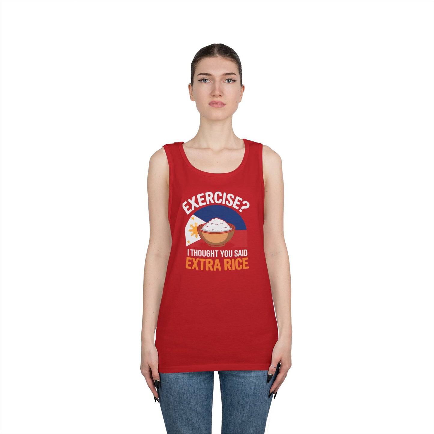 Rice Lover Tee, Filipino Spirit Shirt, Funny tank top, Unisex Rice T-Shirt, Humorous Foodie Top