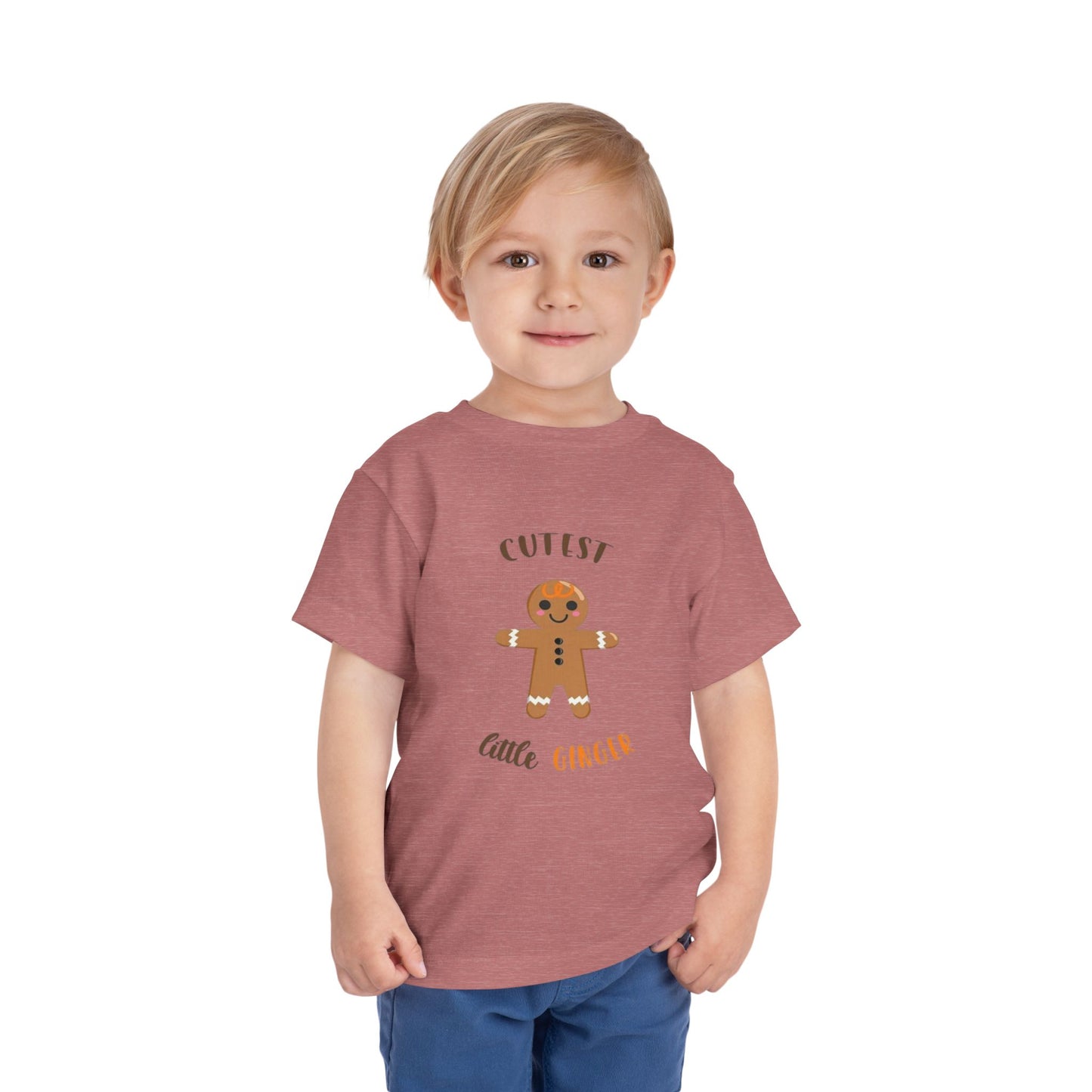 Cutest Little Ginger Shirt, Custom Christmas Family Outfits,  Holiday Matching Shirts, Gingerbread Man Tee, Xmas Gift, Baby Onesie
