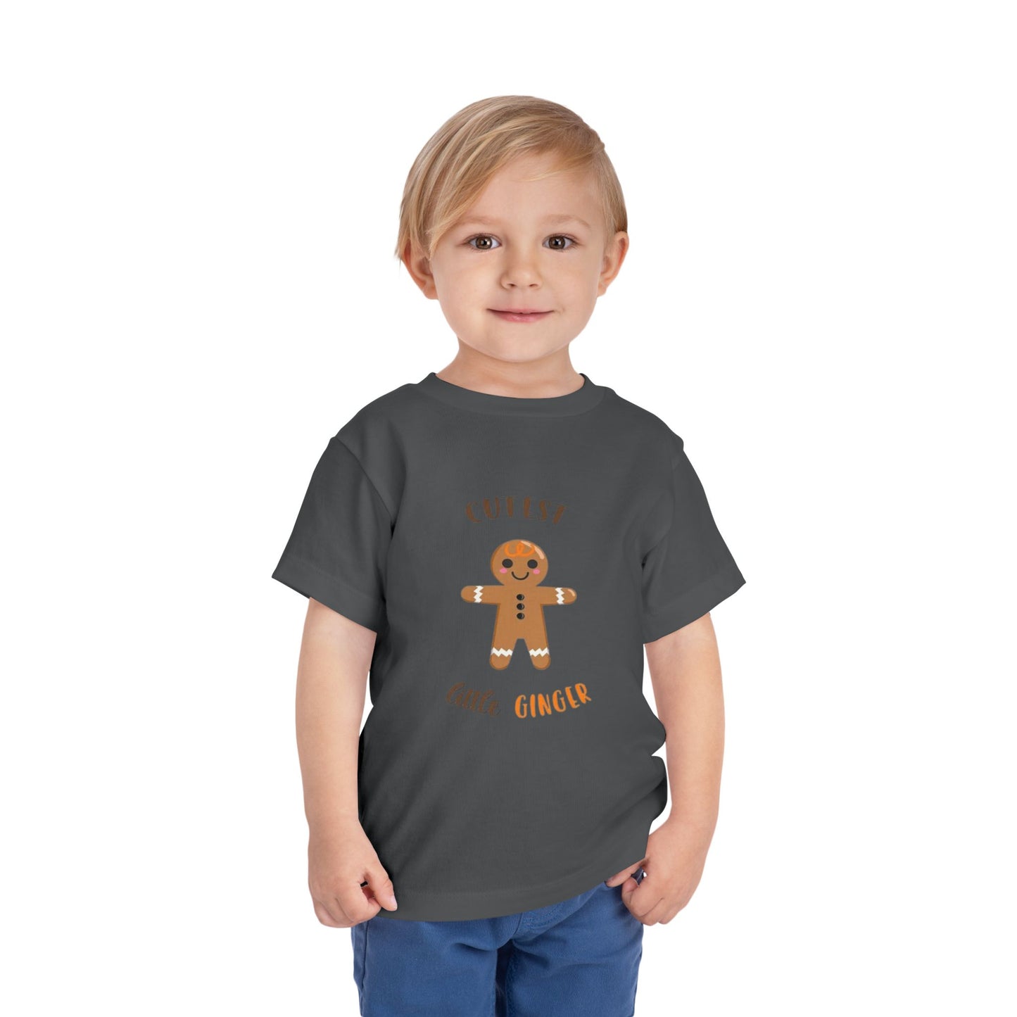 Cutest Little Ginger Shirt, Custom Christmas Family Outfits,  Holiday Matching Shirts, Gingerbread Man Tee, Xmas Gift, Baby Onesie