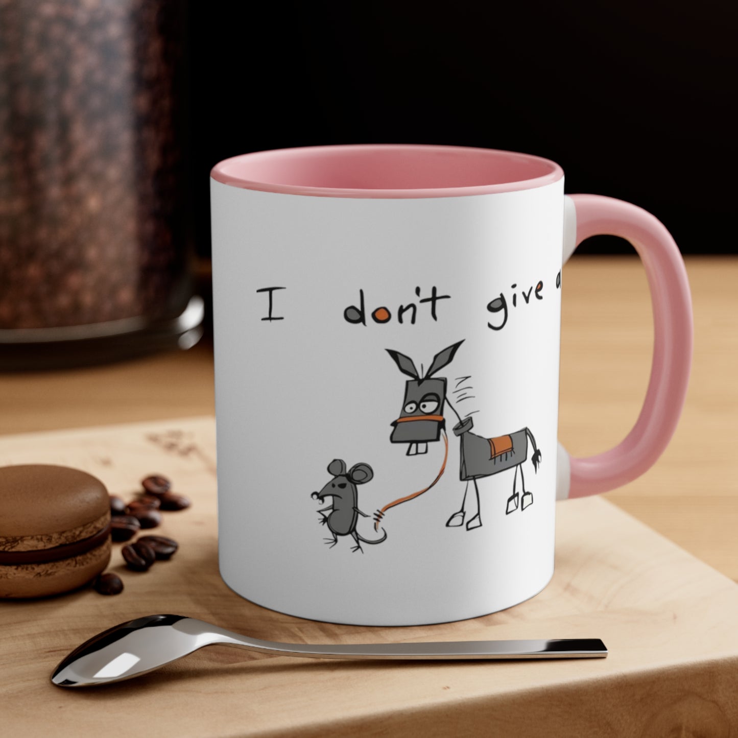 Funny rats ass Accent Coffee Mug, 11oz