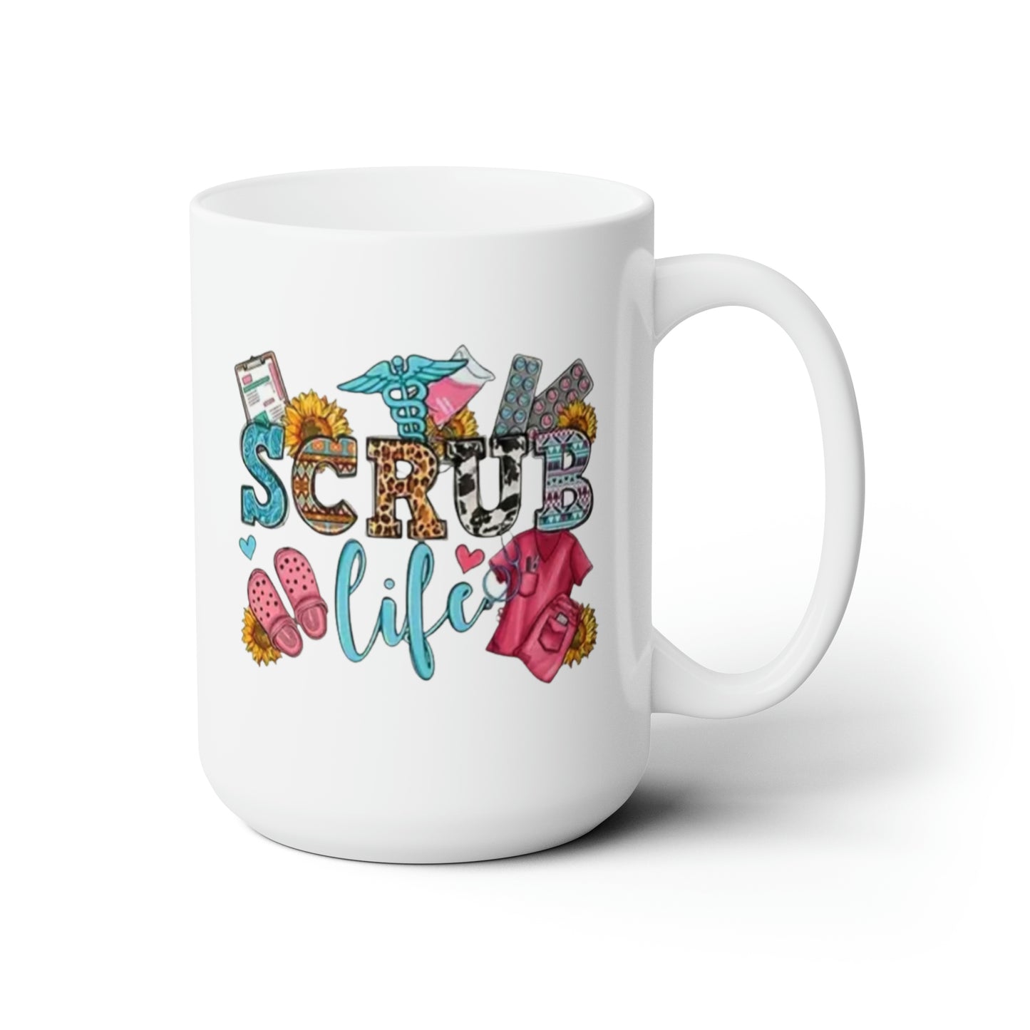 Medical field Ceramic Mug 15oz contact seller for right handed mug