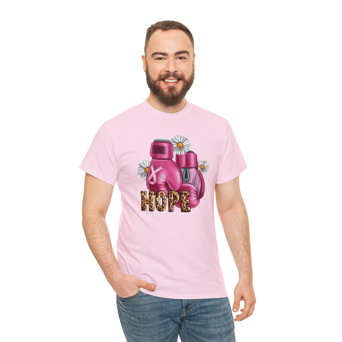 Cancer awaness Unisex Heavy Cotton Tee