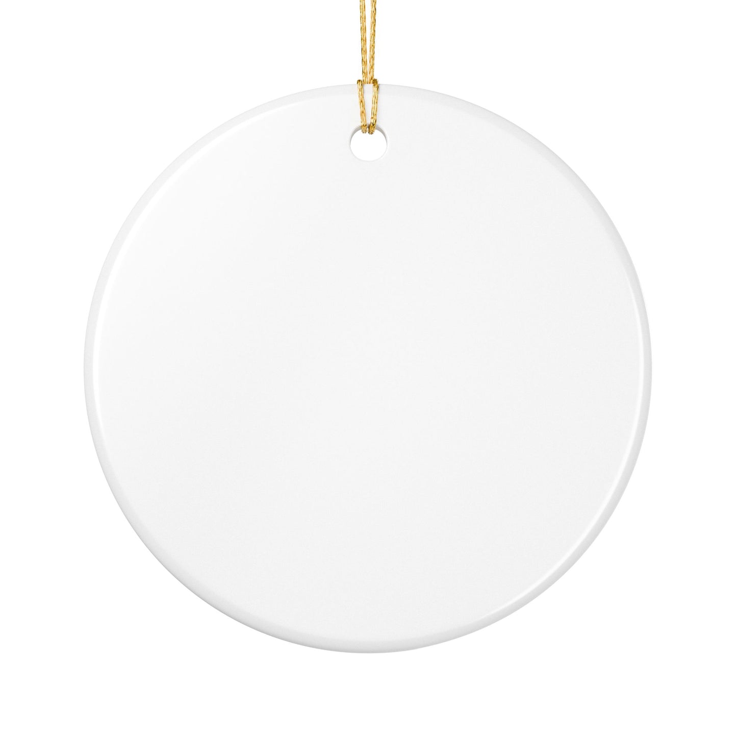 Ceramic Ornament, Star Designed Holiday Decoration/Gift, Christmas Tree Decor, Festive Hanging Bauble, Winter Home Decor