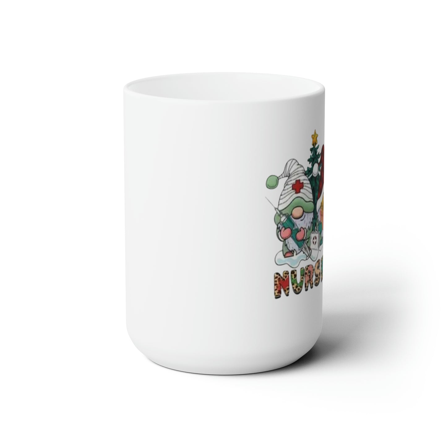 Holiday nurse Ceramic Mug 15oz contact seller for right handed mug