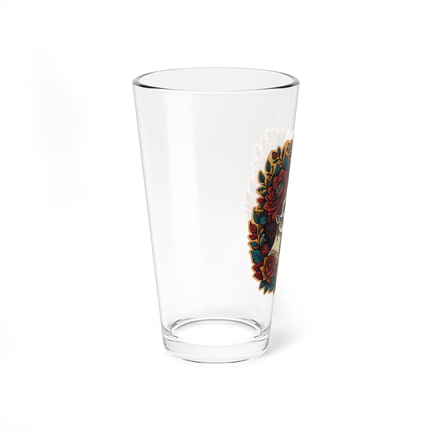 Sugar skull Mixing Glass, 16oz