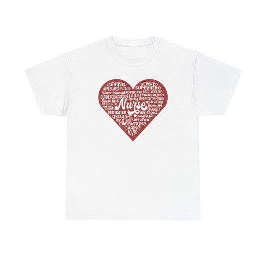 NURSE Heart Cotton Tee
