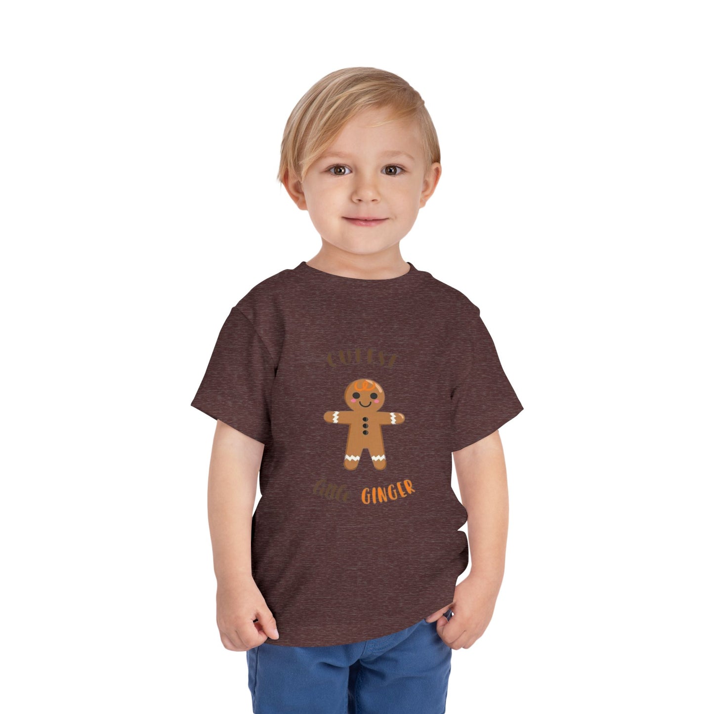 Cutest Little Ginger Shirt, Custom Christmas Family Outfits,  Holiday Matching Shirts, Gingerbread Man Tee, Xmas Gift, Baby Onesie