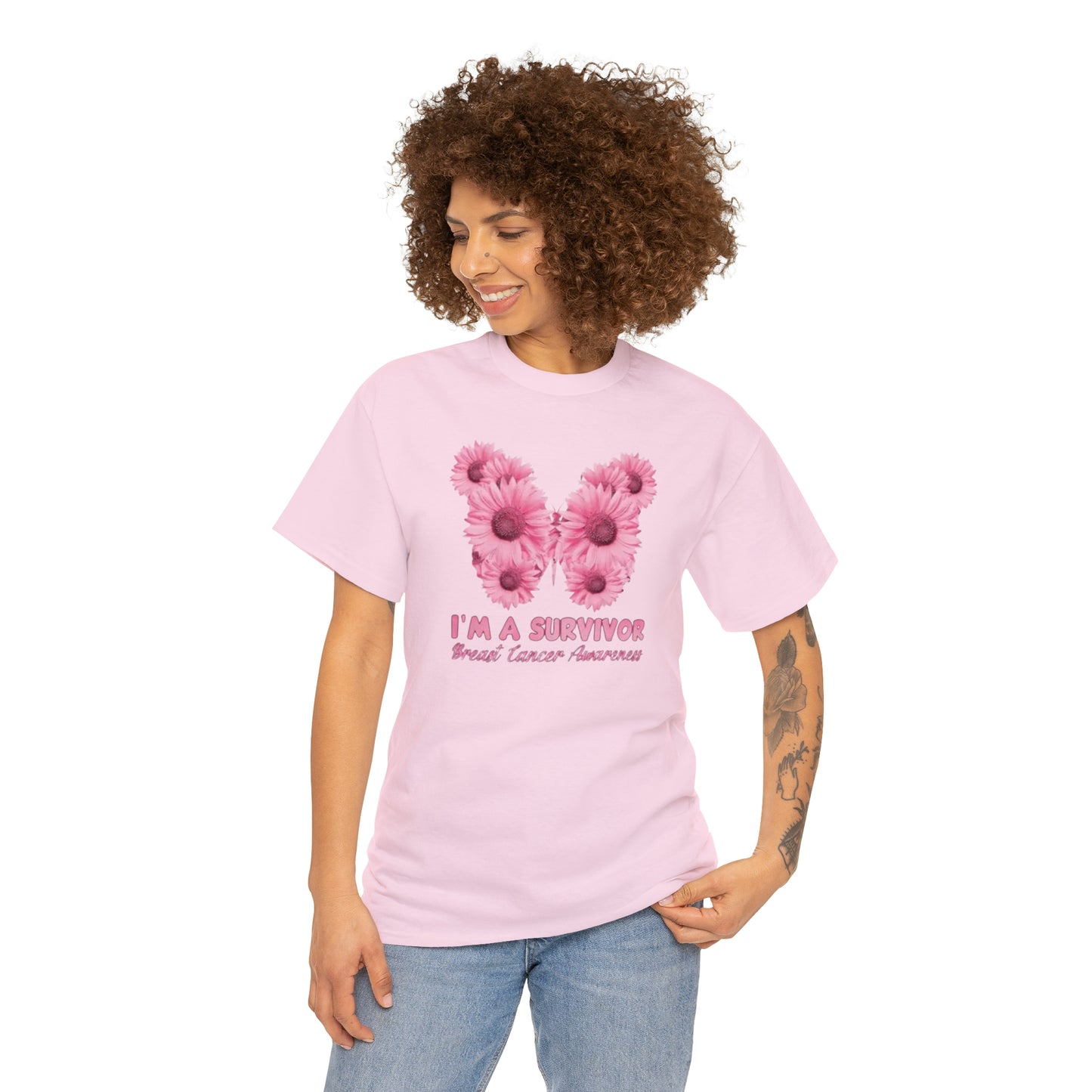 Cancer awareness Unisex Heavy Cotton Tee