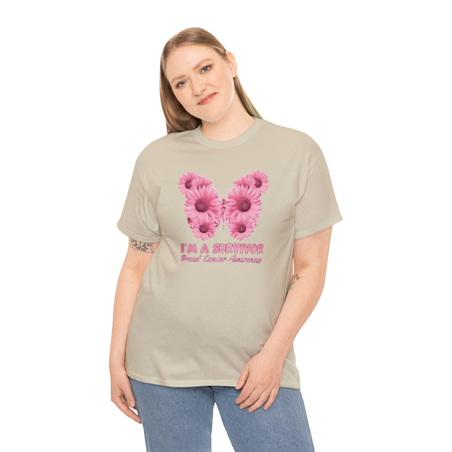 Cancer awareness Unisex Heavy Cotton Tee