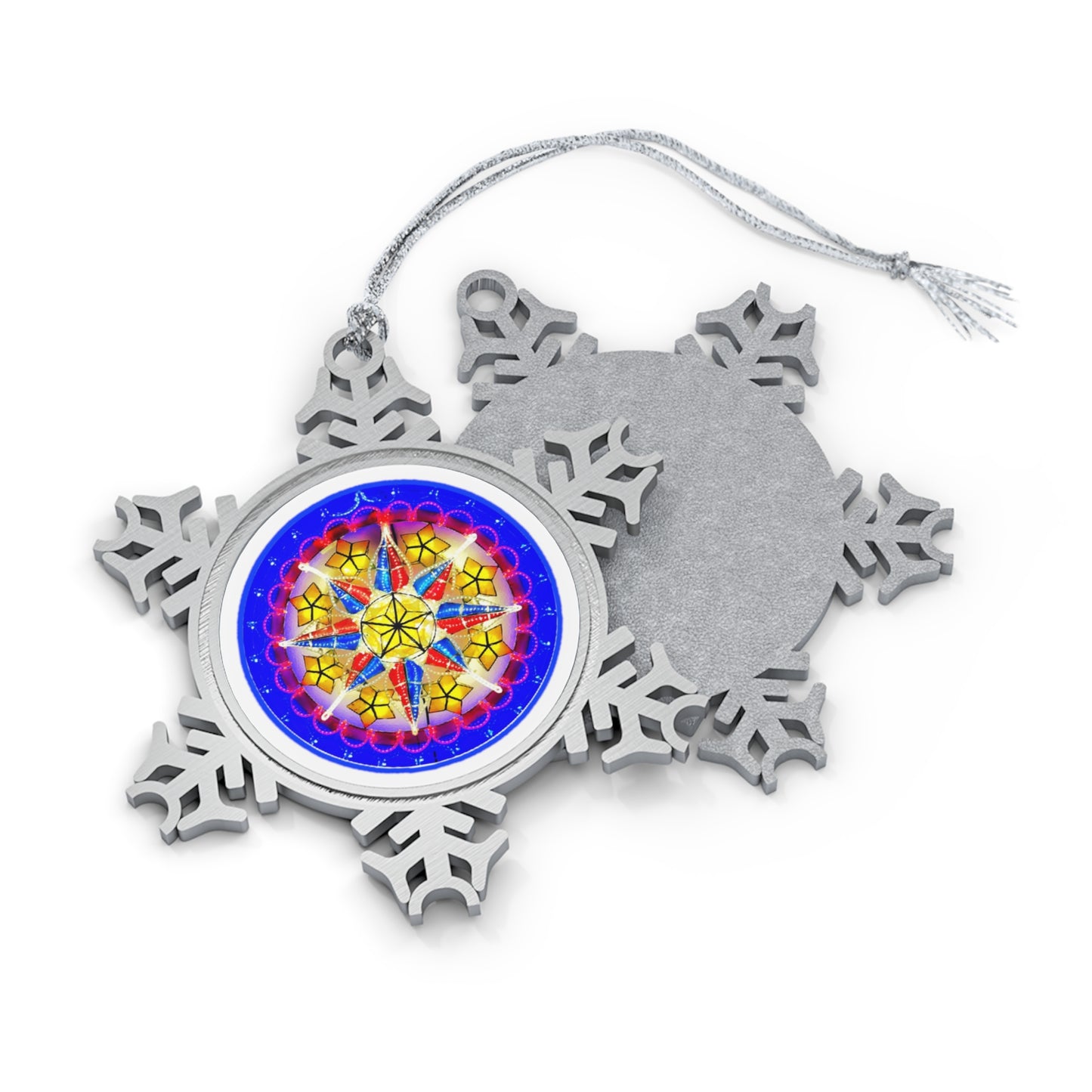 Filipino parol Pewter Snowflake Ornament