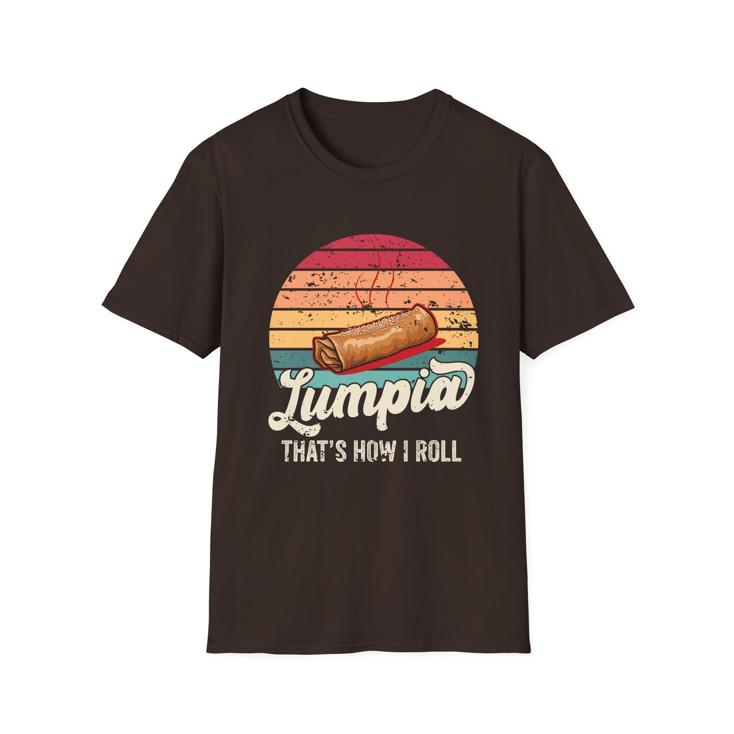 Filipino Lumpia T-Shirt, Pinoy Food Shirt, How I Roll Tee, Gift for Filipino Friend, Kababayan Apparel