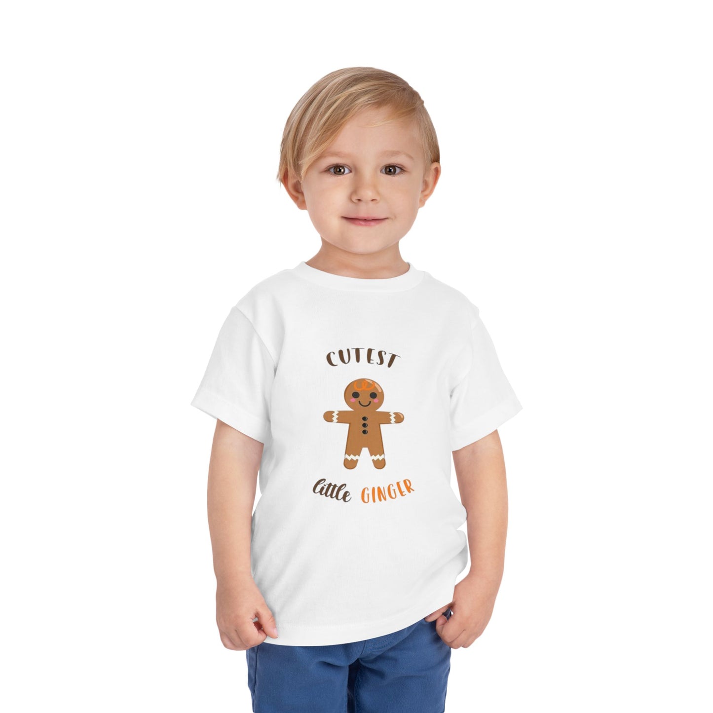 Cutest Little Ginger Shirt, Custom Christmas Family Outfits,  Holiday Matching Shirts, Gingerbread Man Tee, Xmas Gift, Baby Onesie