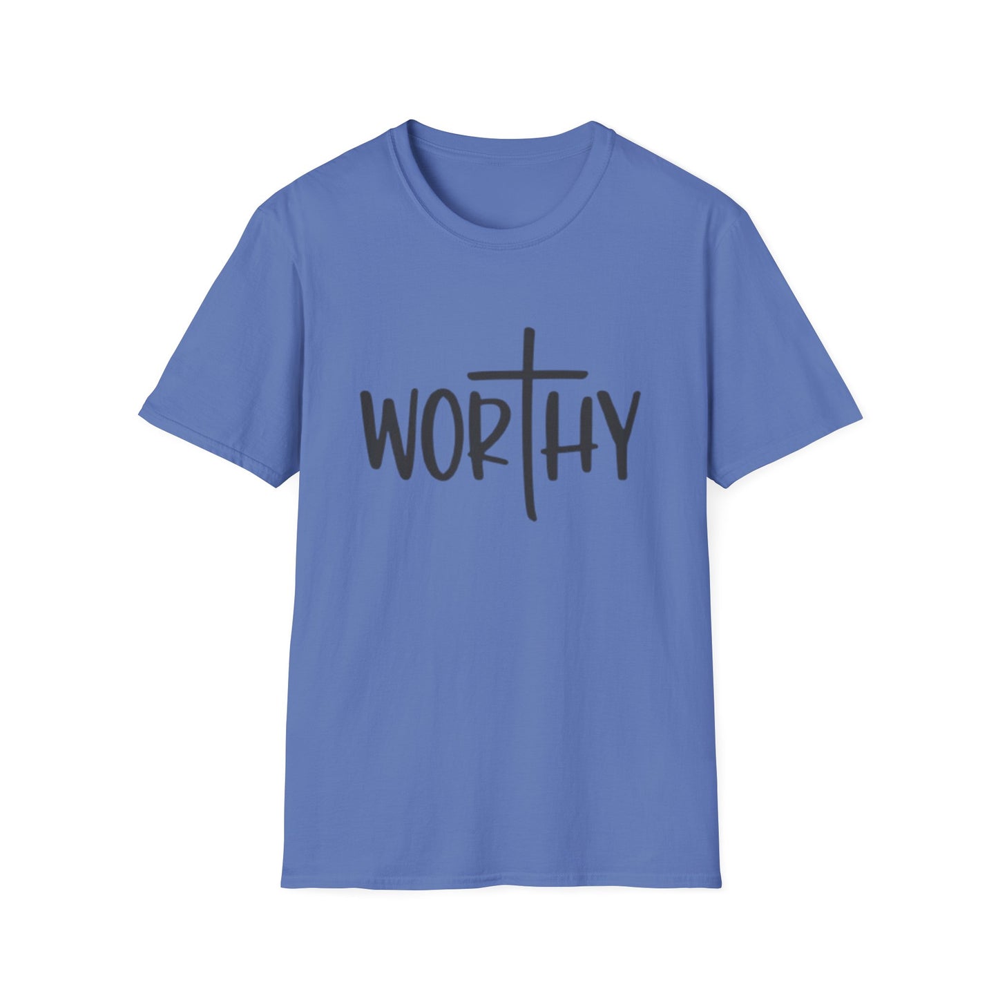 Spiritual WORTHY  t shirt for men and women and young people to remind every one they are loved