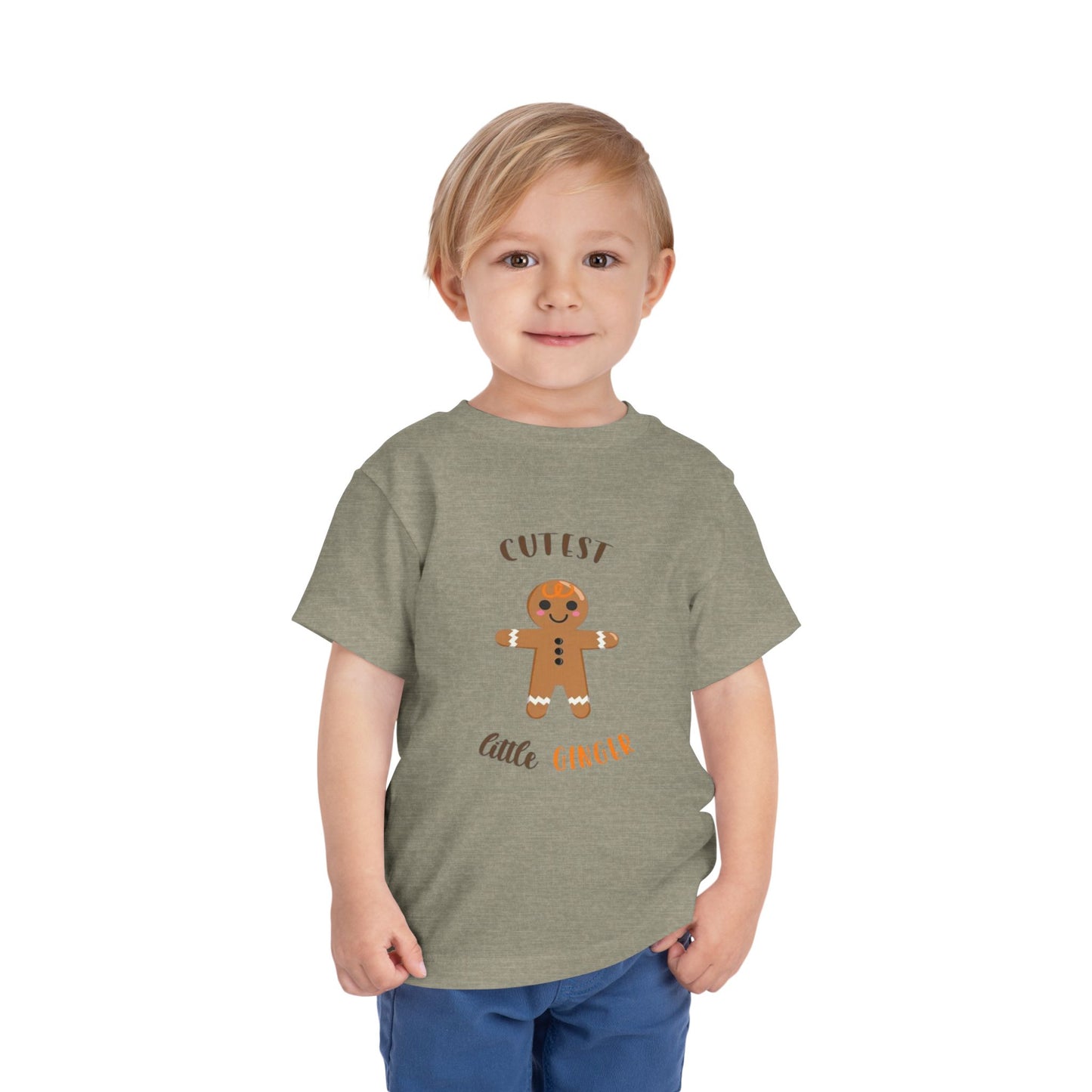 Cutest Little Ginger Shirt, Custom Christmas Family Outfits,  Holiday Matching Shirts, Gingerbread Man Tee, Xmas Gift, Baby Onesie